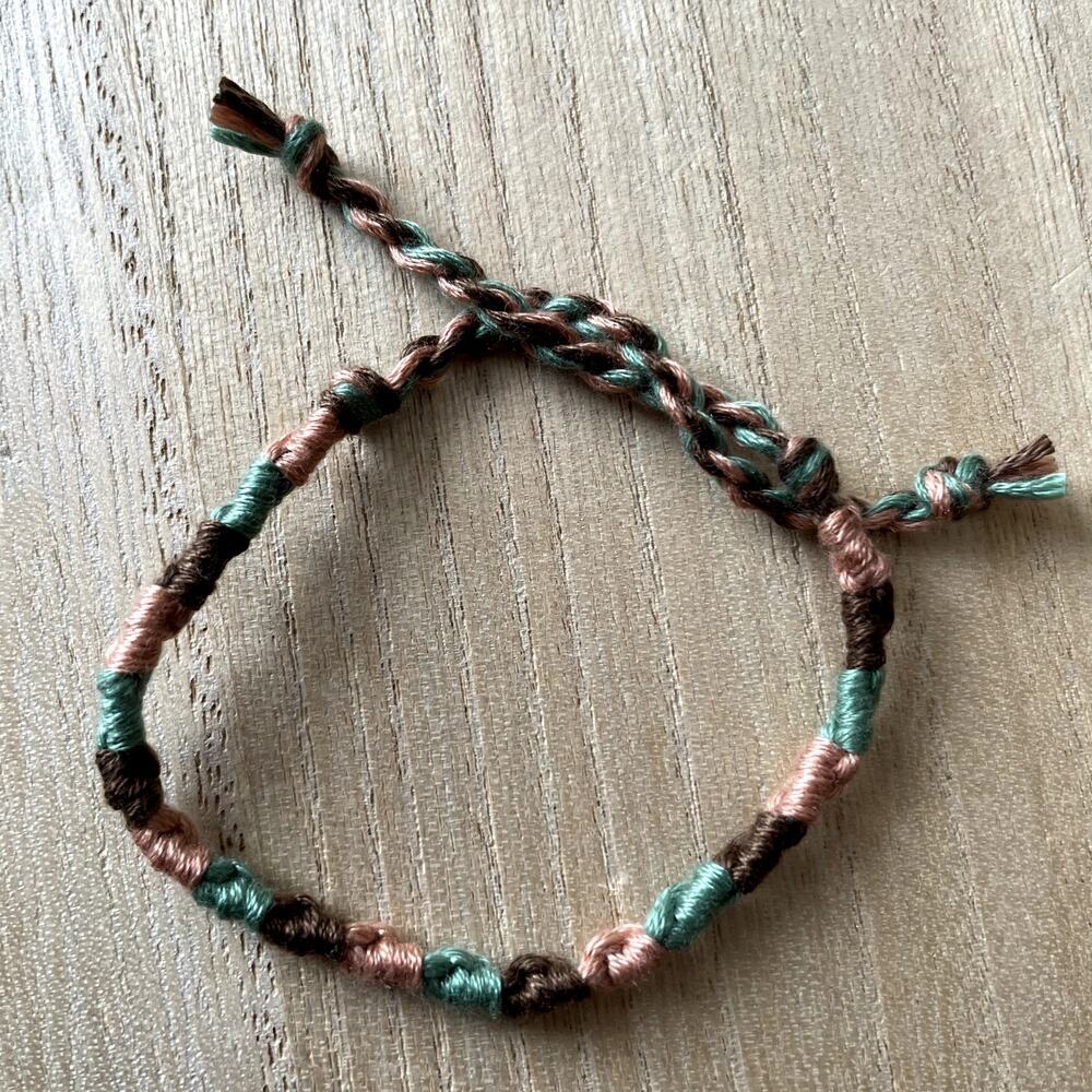 Heliane Bracelet anklet trendy comfortable tie embroidery thread woven gift